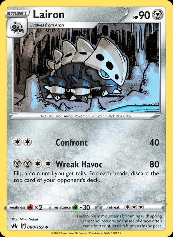 Lairon card in English