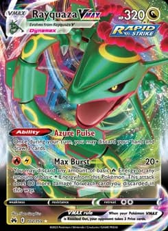 Rayquaza VMAX card in English