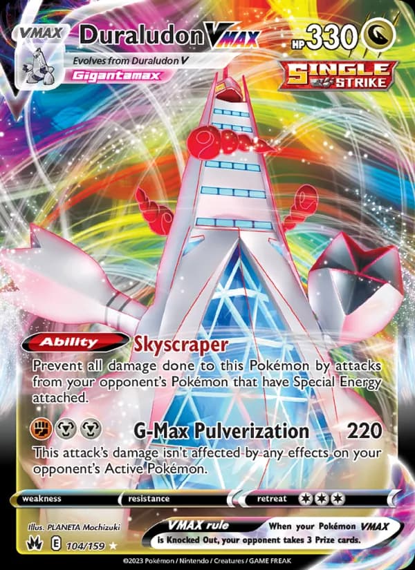Duraludon VMAX card in English