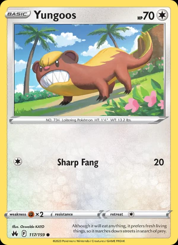 Yungoos card in English
