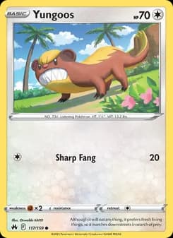 Yungoos card in English