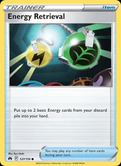 Energy Retrieval card in English