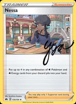 Nessa card in English