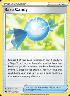 Rare Candy card in English