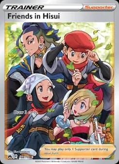 Friends in Hisui card in English
