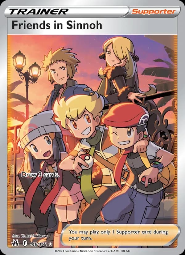 Friends in Sinnoh card in English