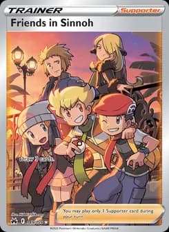 Friends in Sinnoh card in English