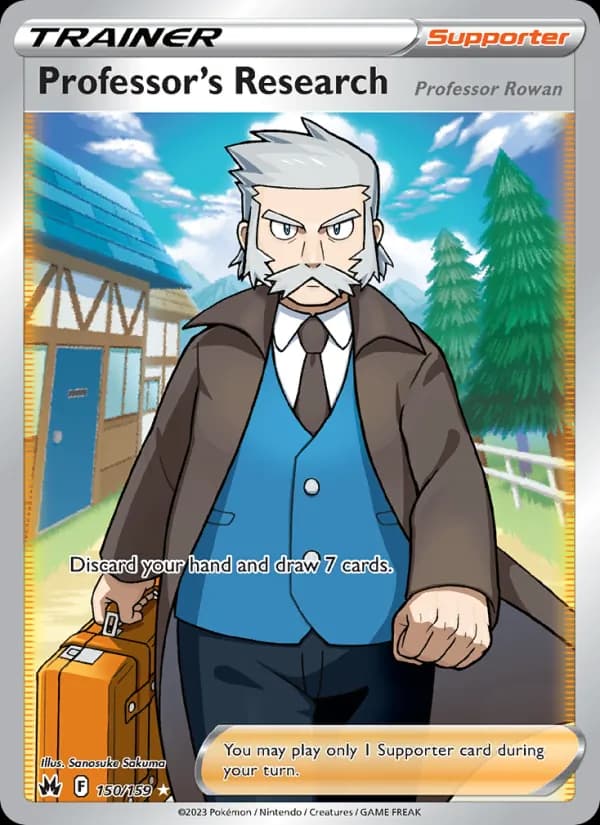 Professor's Research card in English