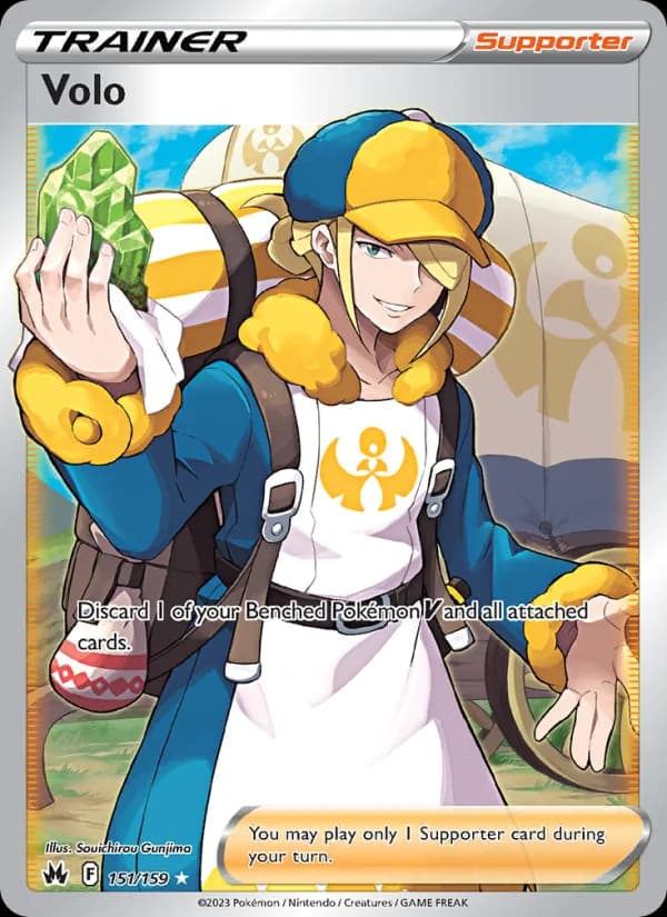 Volo card in English