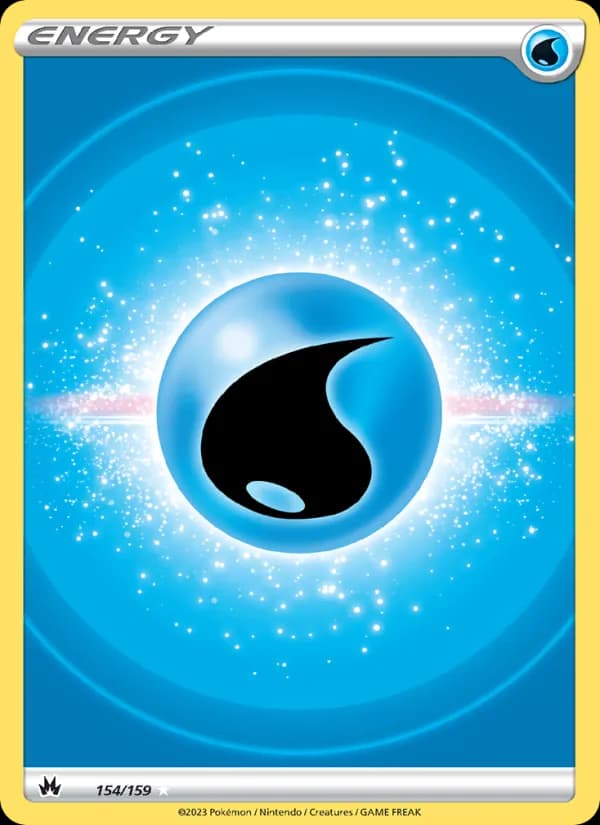 Water Energy card in English