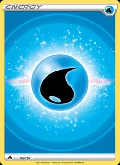 Water Energy card in English