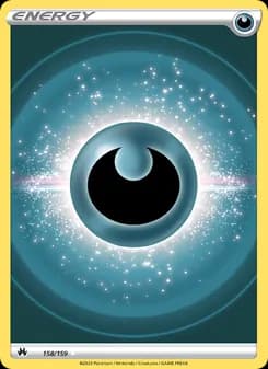 Darkness Energy card in English