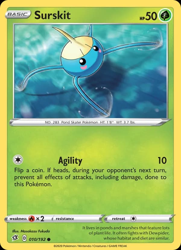 Surskit card in English