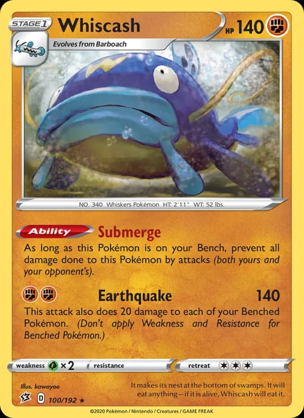 Whiscash card in English
