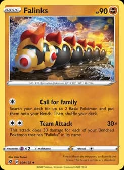 Falinks card in English