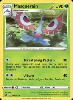 Masquerain card in English