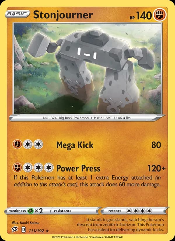 Stonjourner card in English