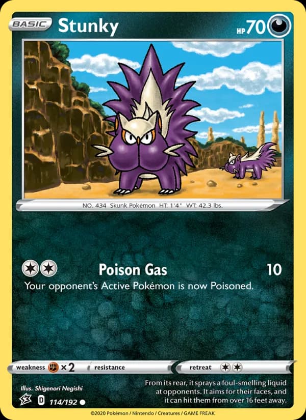 Stunky card in English