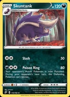 Skuntank card in English