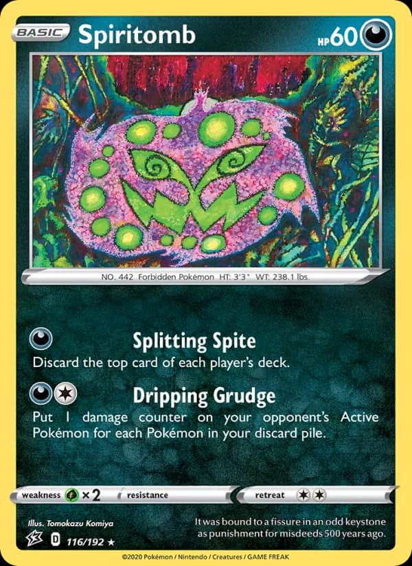 Spiritomb card in English