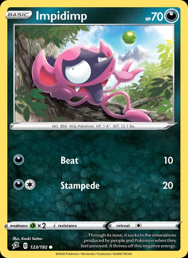 Impidimp card in English