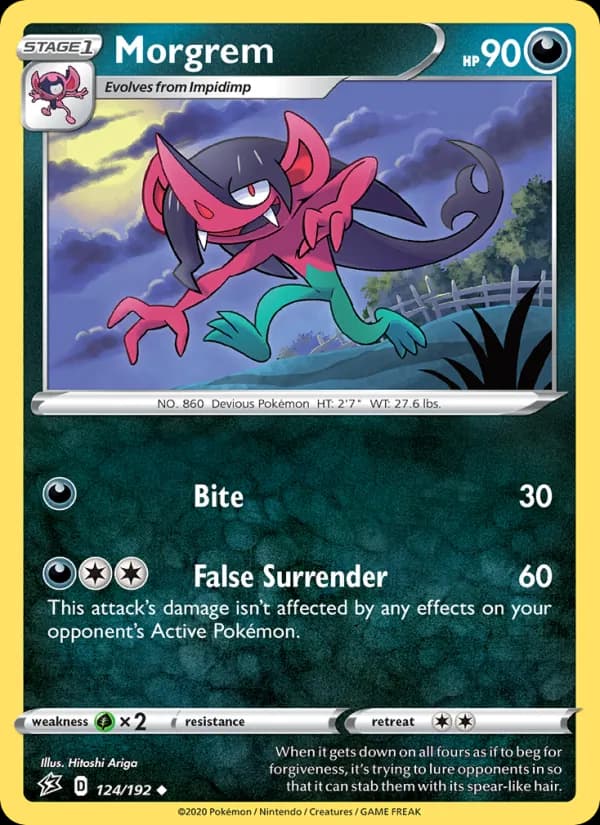 Morgrem card in English