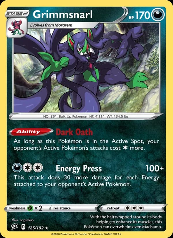 Grimmsnarl card in English