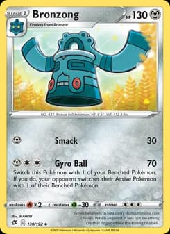 Bronzong card in English