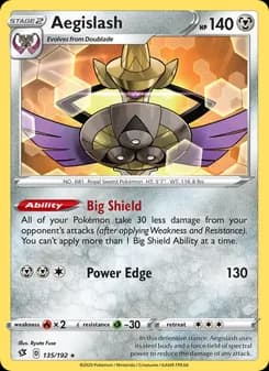 Aegislash card in English