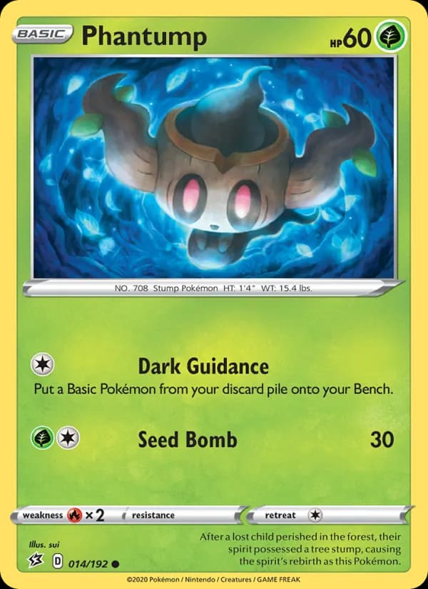 Phantump card in English