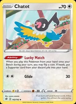 Chatot card in English