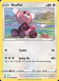 Stufful card in English