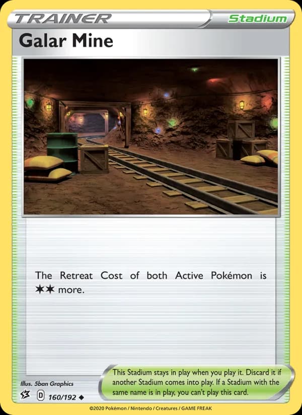 Galar Mine card in English