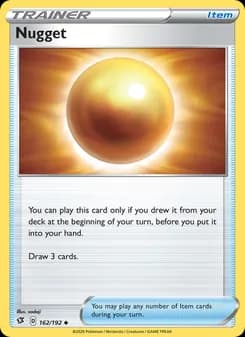 Nugget card in English