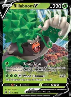 Rillaboom V card in English