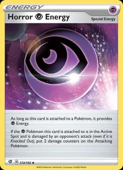 Horror Psychic Energy card in English