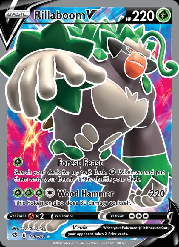 Rillaboom V card in English