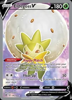 Eldegoss V card in English