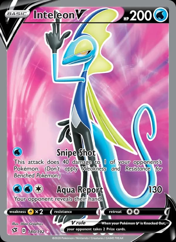 Inteleon V card in English