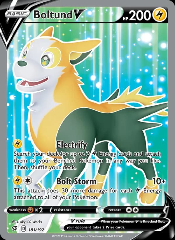 Boltund V card in English