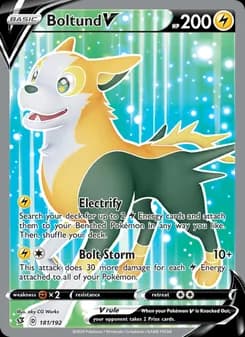Boltund V card in English