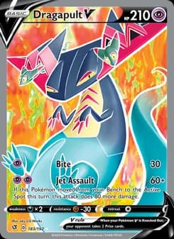 Dragapult V card in English