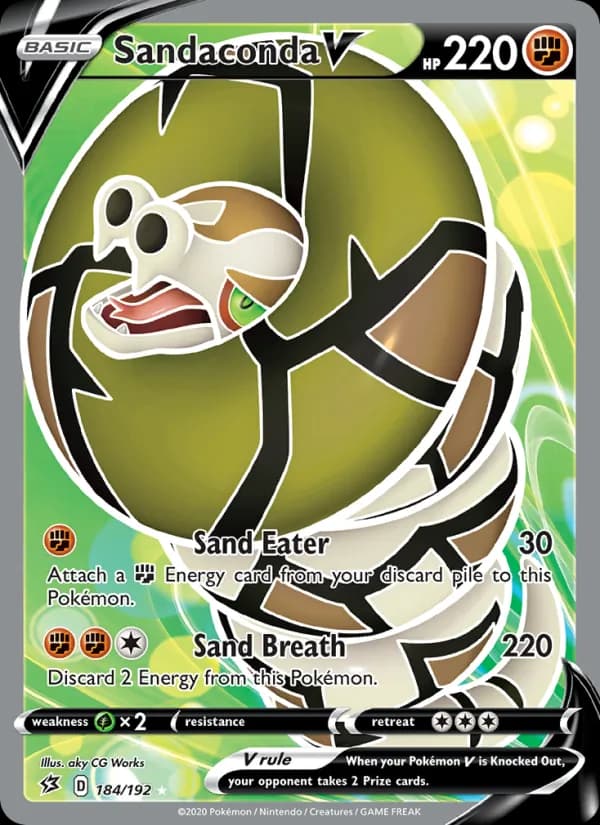 Sandaconda V card in English