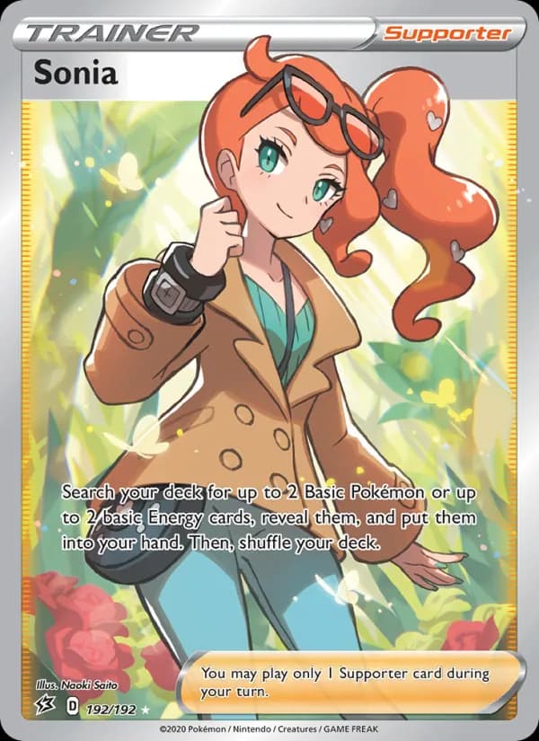 Sonia card in English