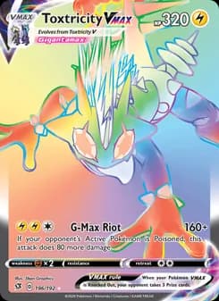 Toxtricity VMAX card in English