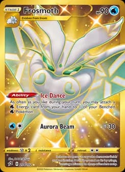 Frosmoth card in English