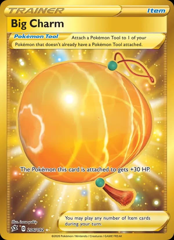 Big Charm card in English
