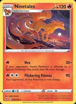 Ninetales card in English