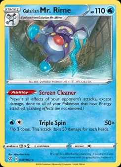 Galarian Mr. Rime card in English
