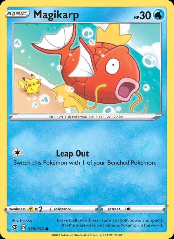 Magikarp card in English
